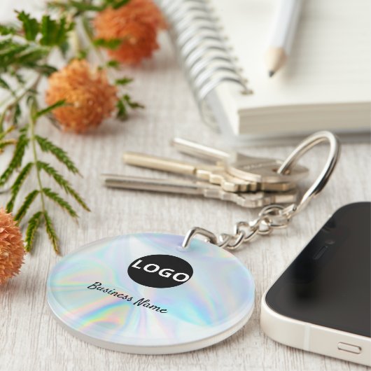 Holografische QR Code Sleutelhanger – Aangepaste L (Voorkant Rechts)