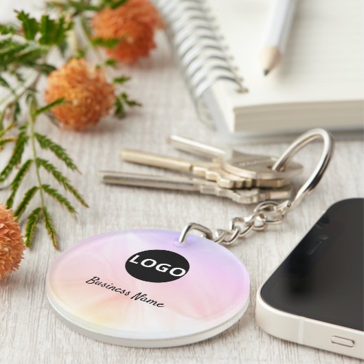 Holografische QR Code Sleutelhanger – Aangepaste L (Voorkant Rechts)