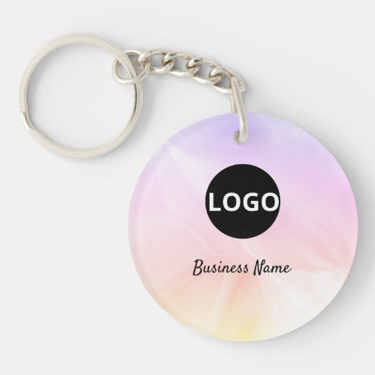 Holografische QR Code Sleutelhanger – Aangepaste L (Voorkant)