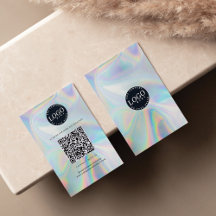 Holografische QR-code Sociale media Website