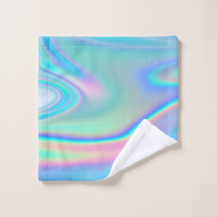 Holografische regenboog Abstract Bad Handdoek