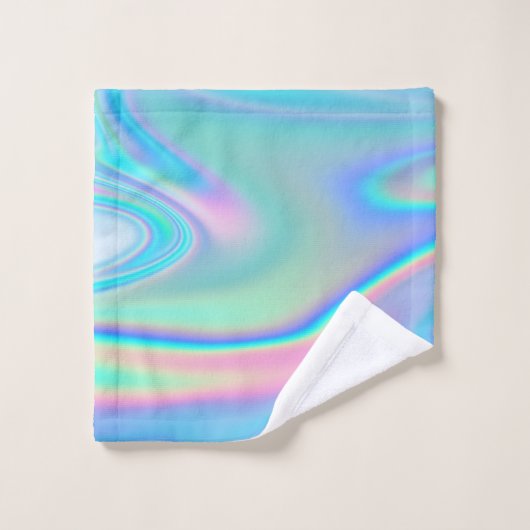 Holografische regenboog Abstract Bad Handdoek (Wasdoekje)
