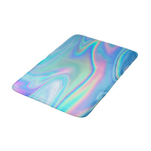 Holografische regenboog Abstract Badmat