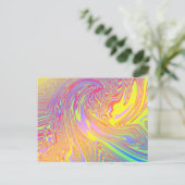 Holografische regenboog Abstract Briefkaart (Staand voorkant)