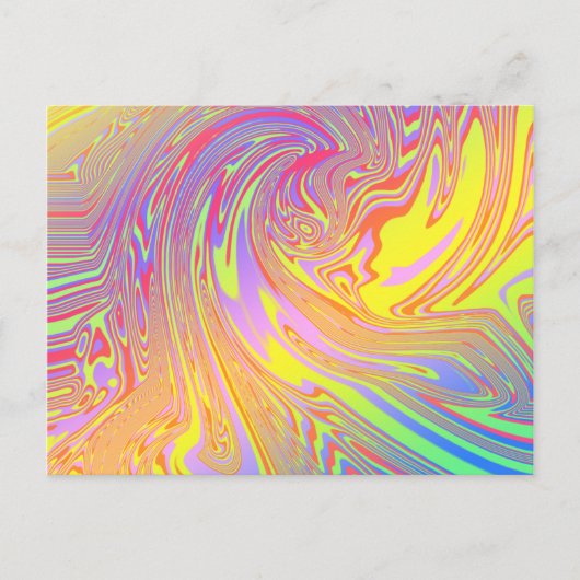 Holografische regenboog Abstract Briefkaart (Voorkant)