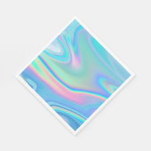 Holografische regenboog Abstract Servet (Hoek)