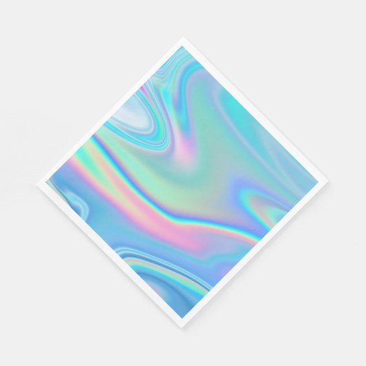 Holografische regenboog Abstract Servet (Hoek)