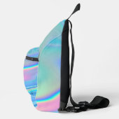 Holografische regenboog Abstract Sling Bag (Rechts)