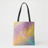 Holografische regenboog Abstract Tote Bag (Voorkant)