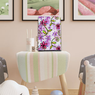 Holografische regenboog bloemencollage medium cadeauzakje