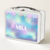 Holografische regenboogkleuren, schattige metalen  (Voorkant)