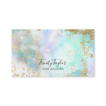 Holografische regenboogwolken en faux goudblad