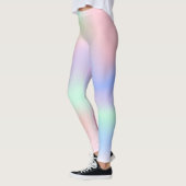 Holografische roze paarse munt leggings (Links)