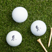Holografische Ruimtevaarder Golfbal Golfballen (Insitu Gras)