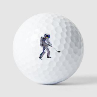 Holografische Ruimtevaarder Golfbal Golfballen
