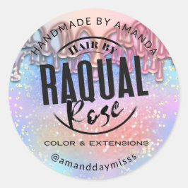 Holografische schijven Aangepaste verpakking voor  Ronde Sticker