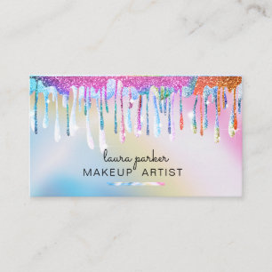 Holografische schijven Glitter Unicorn Makeup Arti Visitekaartje
