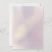 Holografische script typografie trouwen save the date (Achterkant)
