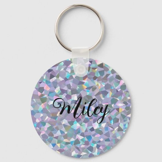 Holografische Sparkle Dream Sleutelhanger (Voorkant)