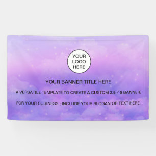 Holografische Sparkle Opal Iridescent business tek Spandoek