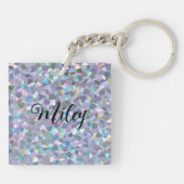 Holografische Sprankelende Droom Sleutelhanger (Achterkant)