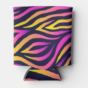 Holografische strepen, naadloos futuristisch patro blikjeskoeler