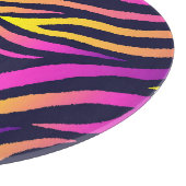 Holografische strepen, naadloos futuristisch patro snijplank (Hoek)