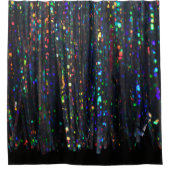 Holografische Tinsel Glam #1 #retro #wall #art Douchegordijn (Voorkant)