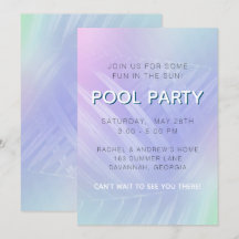 Holografische Tropische Leaves Pool