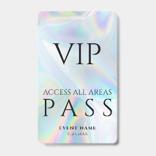 Holografische VIP All Access Pas Moderne Gebeurten Badge