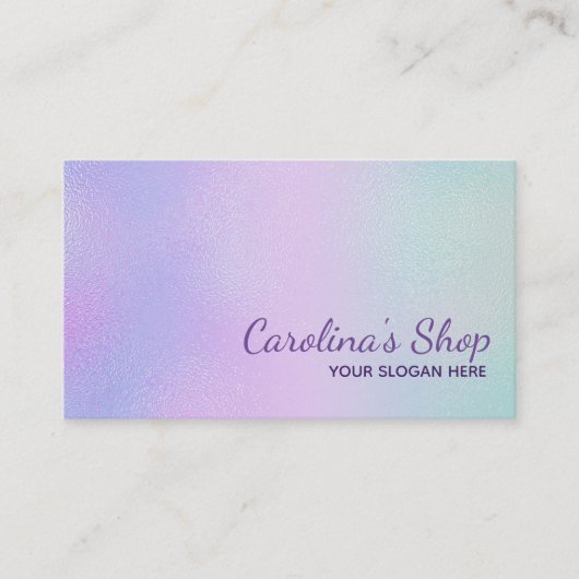 Holografische visitekaartjes (Voorkant)