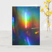 holografische vlam kaart (Gele Bloem)