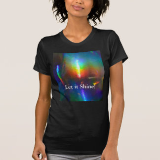 Holografische vlam t-shirt