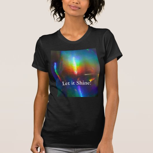 Holografische vlam t-shirt (Voorkant)