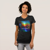 Holografische vlam t-shirt (Voorkant volledig)
