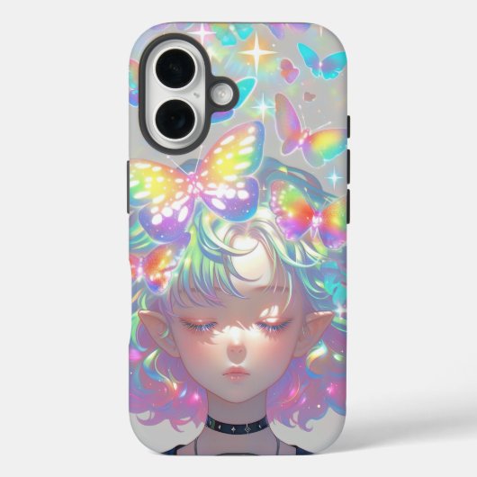 Holografische Vlinders - Kawaii Elf Daydream Case-Mate iPhone Case (Achterkant)