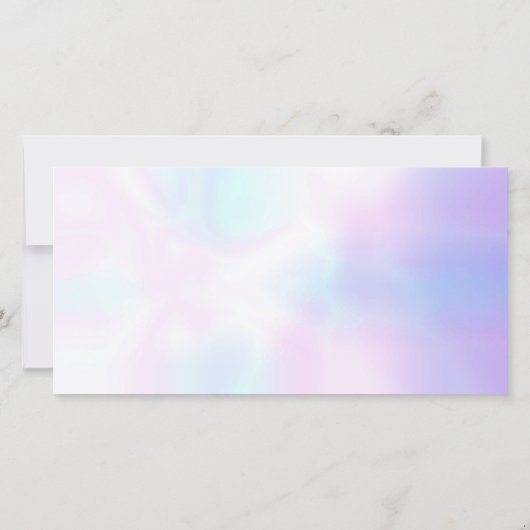 Holografische voorjaarsbladeren Cadeaucertificaat (Achterkant)