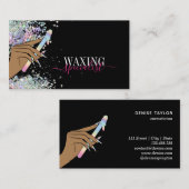 holografische vrouw handwas visitekaartje (Voorkant / Achterkant)