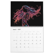 Holografische vrouwen kalender (Mar 2027)