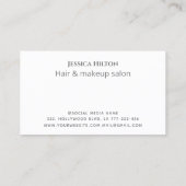 Holografische waterverf elegant abstract bedrijf c visitekaartje (Achterkant)