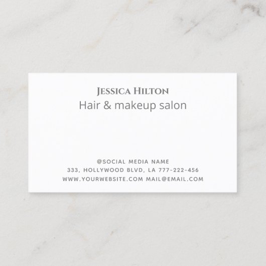 Holografische waterverf elegant abstract bedrijf c visitekaartje (Achterkant)