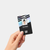 Holografische Werknemersfoto, Barcode, Logo, Naam Badge (Handheld)