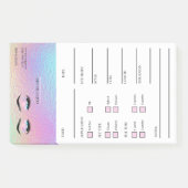 Holografische Wimper Client Post-it® Notities Notes (Voorkant)