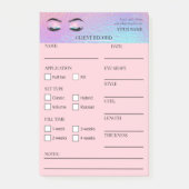 Holografische Wimpers Cliënt Post-it® Notities Notes (Voorkant)