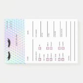 Holografische Wimpers Klant Post-it® Notities Notes (Voorkant)