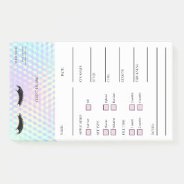 Holografische Wimpers Klant Post-it® Notities Notes