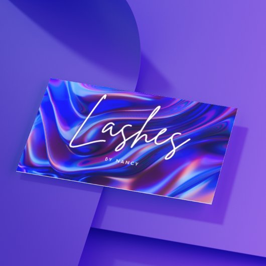 Holografische wimpers make-up artiest schoonheid s visitekaartje