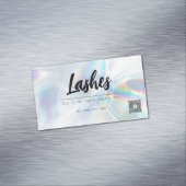 Holografische wimpers Wimper Extensies make-up Magnetisch Visitekaartje (Voorbeeld)