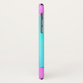  Holografische Zilveren Vlinder iPhone X Hoesje (Achterkant/links)