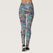 holografische zilverleggings leggings (Achterkant)